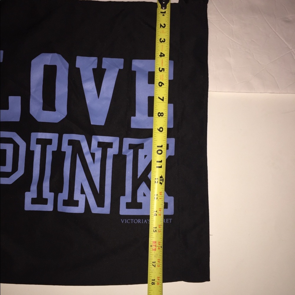 $27 NWT VS PINK Black Tote Bag - Picture 5 of 7